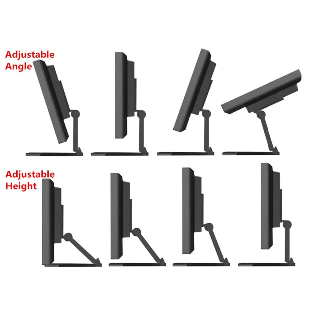 Koop Wearson WS 03A Verstelbare LCD Monitor Stand Mount Vouwen VESA Monitor Desk POS Stand Met VESA Gat 75x75mm 100x100mm
