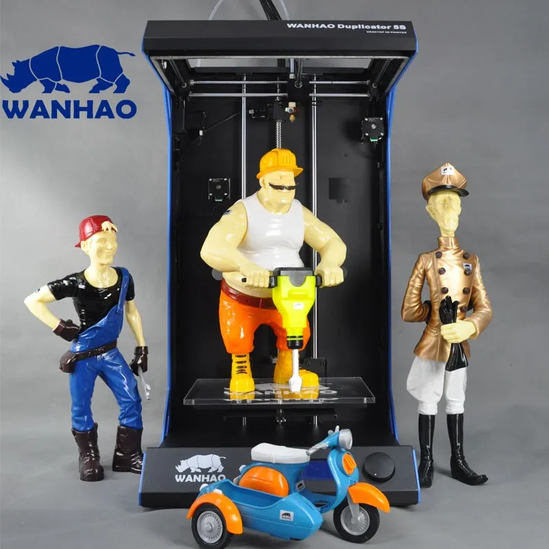 Большой 3D принтер WANHAO dupalicator модель с составом размер 300*200*600 мм нить 3 0 для