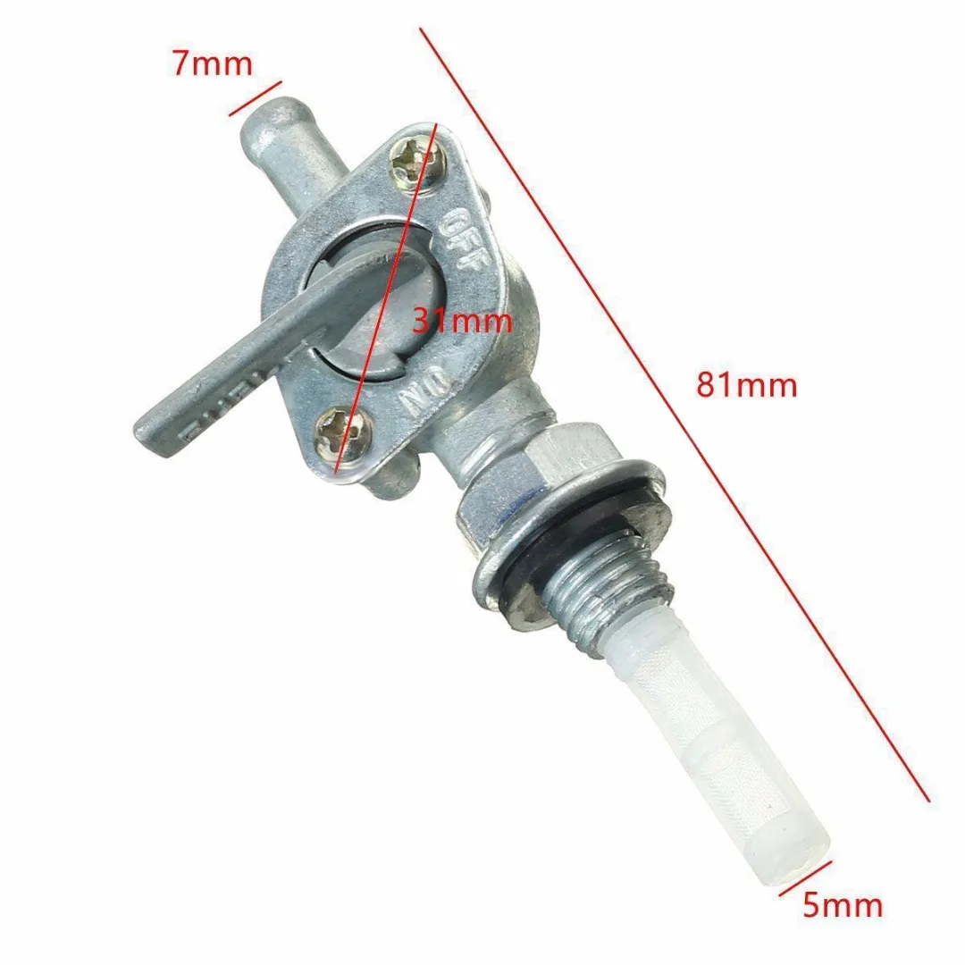 Mayiitr 1 шт Высокое качество металла переключатель топливного бака клапан спускной для 2-х тактный мотоцикл велосипед 49cc-80cc