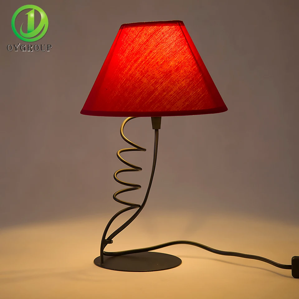 Popular Red Table Lampsbuy Cheap Red Table Lamps Lots From China - Creative Decor Red Led Table Lamp Helical Mount Lightings Black Iron Basedesk Lamps For Bedroom popular red table lampsbuy cheap red table lamps lots from china - creative decor red led table lamp helical mount lightings black iron basedesk lamps for bedroom