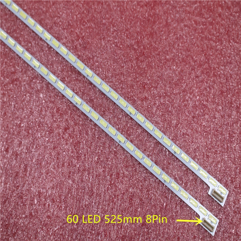 

New 2 PCS/lot 60LED 525mm LED strip for 42LS5600 42LS560T 42LS570S 42LS575S T420HVN01.0 LG Innotek 42Inch 7030PKG 60ea