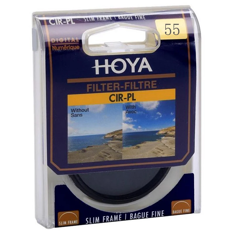 55mm Hoya Digital CPL Polarizing Filter Professional Lens Protector As