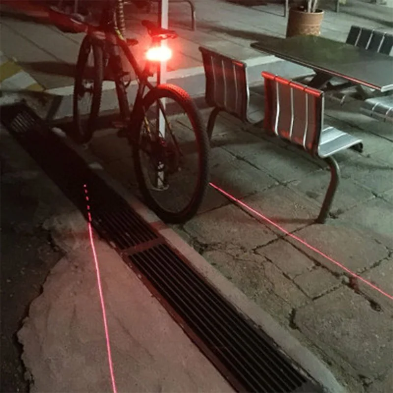 Clearance Recharge Bike Tail Light Colorufl Bicycle LED Light Bright Mountain Road Bike Safety Back Rear Lights Lamp 4