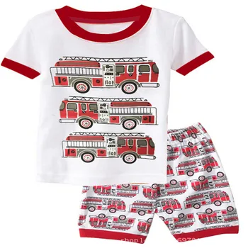 

Brand hot pajamas nightclothes kids boys Summer baby boys sets fashion clothes sets for boys printed children sleepwear suits