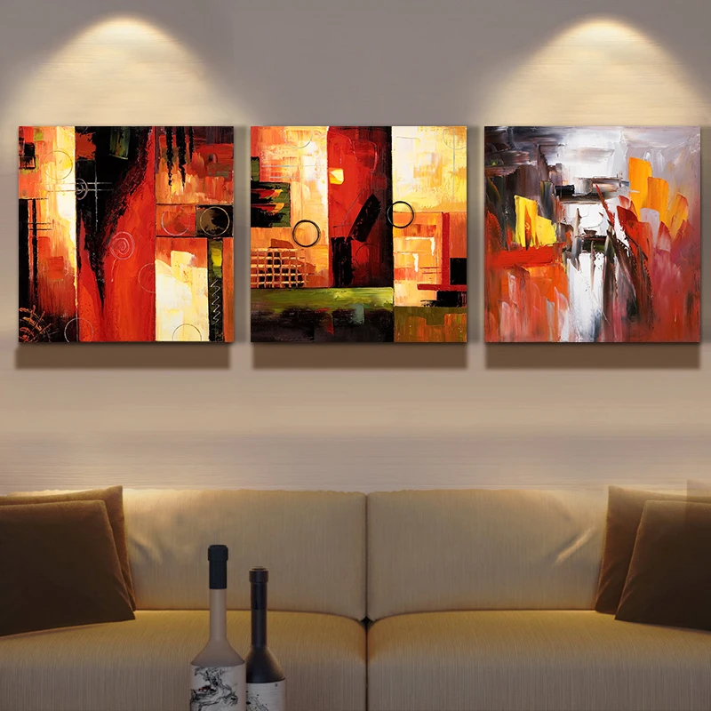 Cheap Sale Abstract Hand Painted Oil Painting On Canvas Wall Art Pictures For Home Decoration-in 