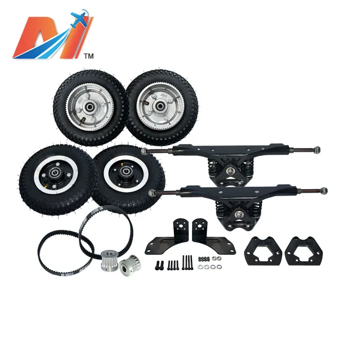 

Maytech electric mountainboard kit electric offroad skateboard trucks wheels belt gear