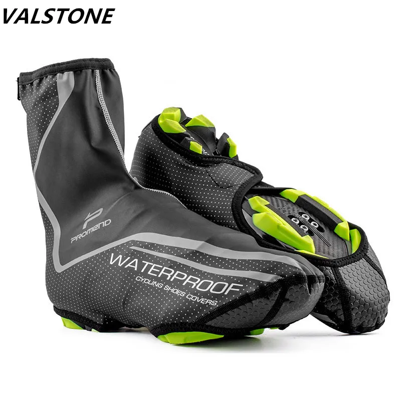 Waterproof Cycling Shoe Cover Reflective Full Zip MTB Road Bike