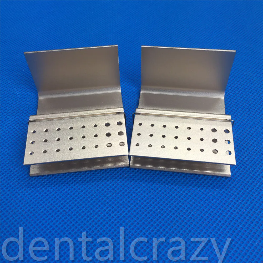 

Details about 2pcs Dental Burs Holder Disinfection Autoclave High/Low Speed Station Block 24 Holes