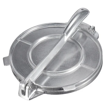 

Pie Tools Foldable Tortilla Maker Press Heavy Duty Aluminium Meat Press Gadgets Bakeware Tools Silver Kitchen Accessories