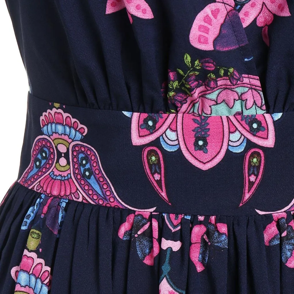 Платья размера плюс для женщин 4Xl 5Xl модное женское платье с принтом бабочки с сексуальным v-образным вырезом с разрезом с коротким рукавом повседневное длинное пляжное платье# B