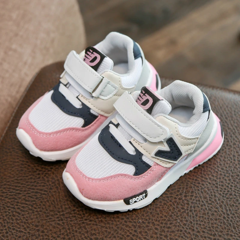 

Sneakers Baby Kids Toddler Shoes Autumn Winter New Fashion Breathable Boys Mesh Shoes Girls Anti-Slippery Children Sport Shoes
