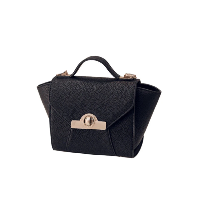 Exquisite Trapezoidal Hand Bag Women Stylish Patchwork Black font b Handbag b font Ladies Sweet Style