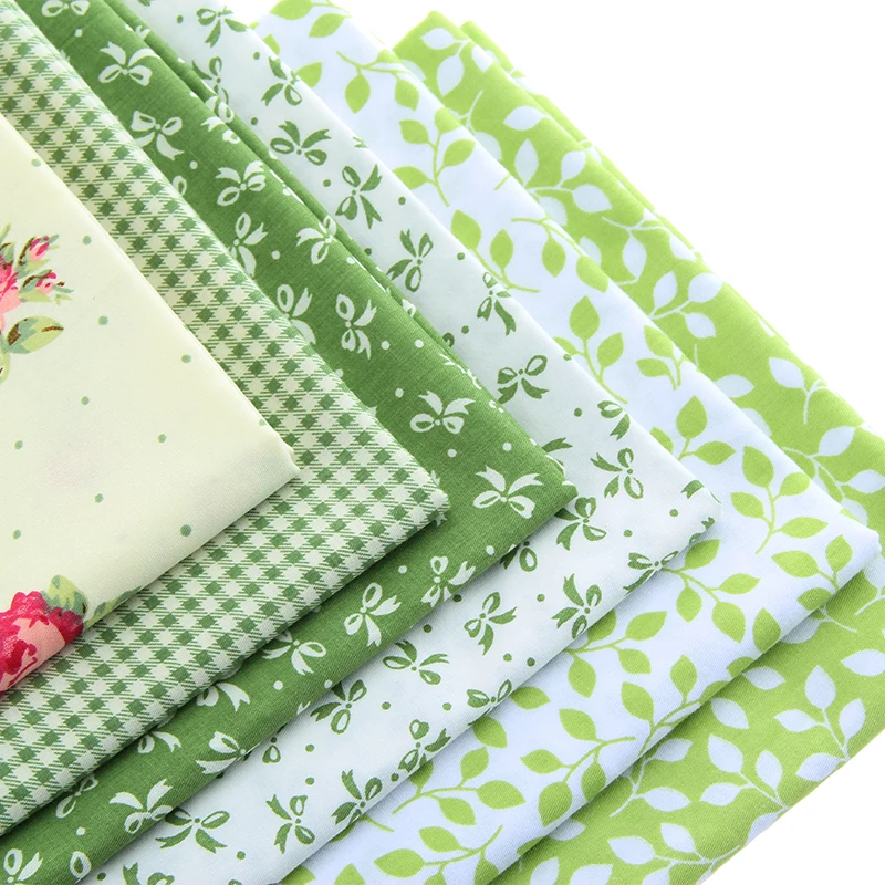 

QUANFANG Cotton Fabric Printed Fabrics Patchwork For Sewing DIY Quilt Scrapbooking Tissue Pattern Needlework Material Half meter