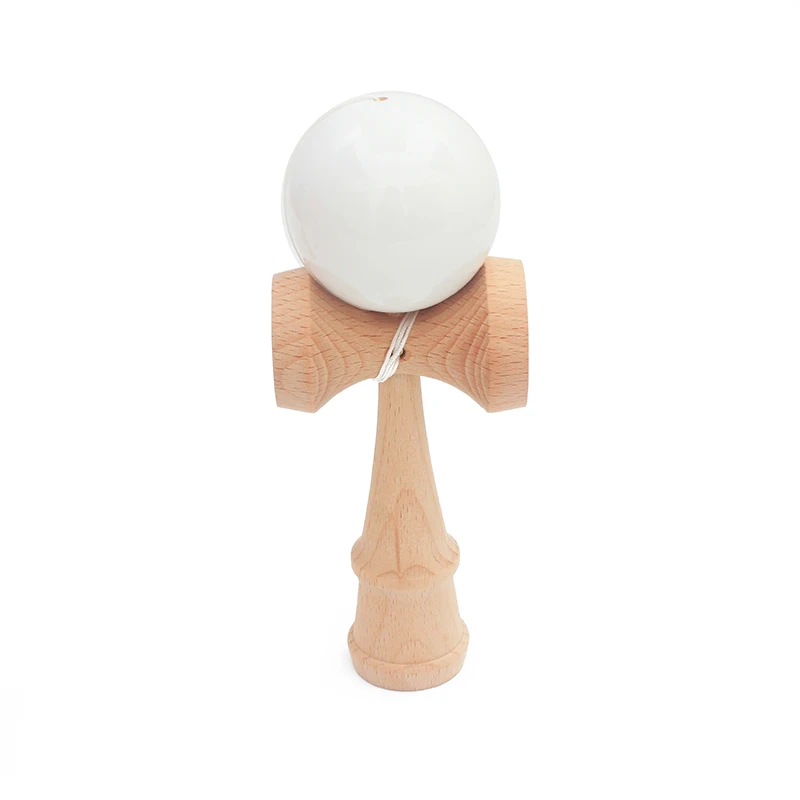Free Shipping Wooden Toys Outdoor Sports Toy Ball Kendama Ball PU Paint 18.5cm Strings Professional Adult Toys Leisure Sports 11