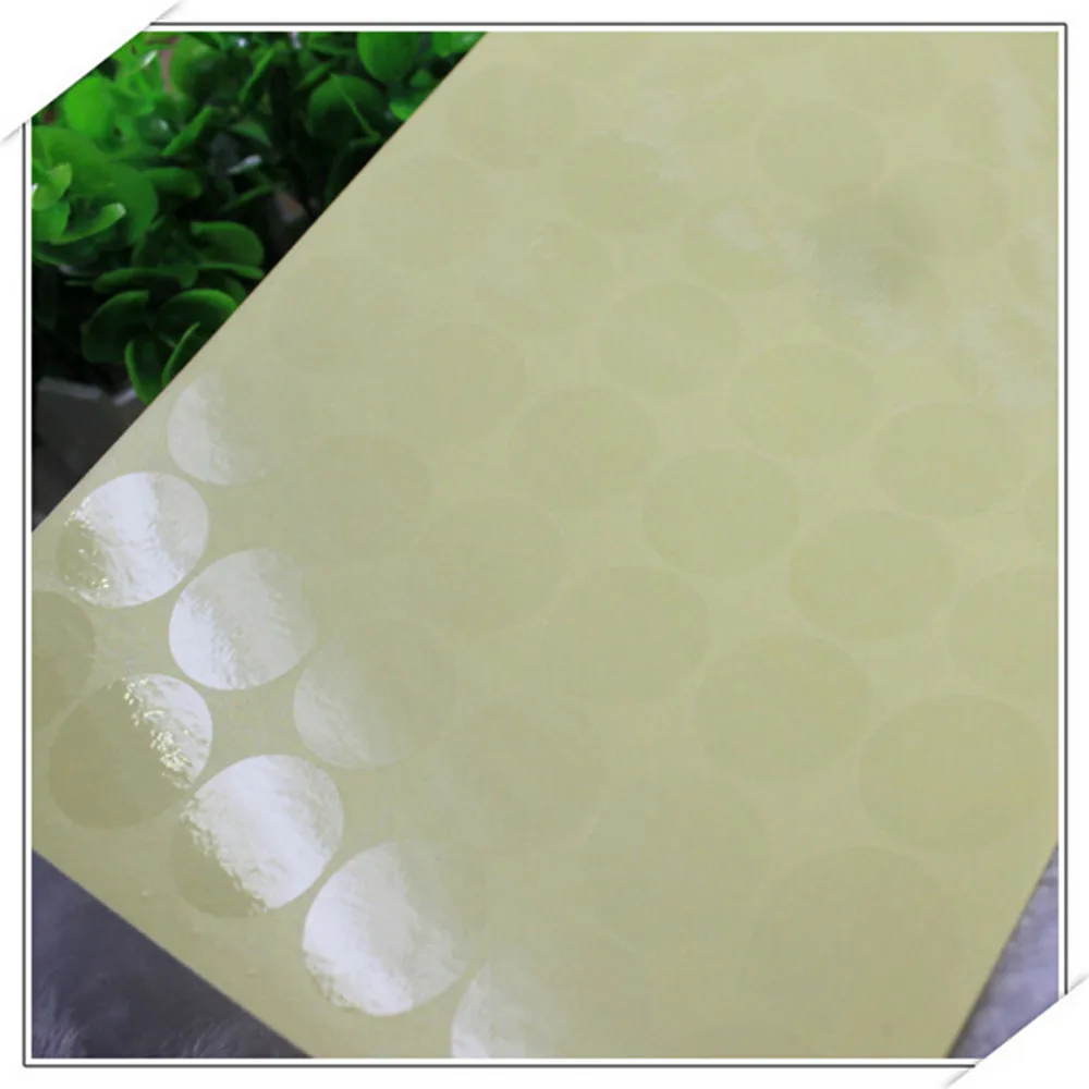 clear plastic sticky labels