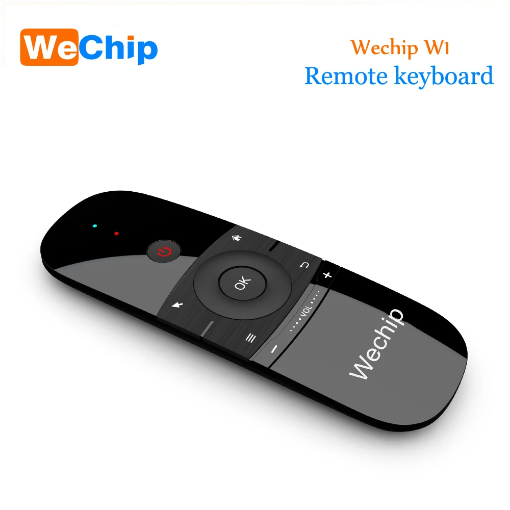 Дешево Новый оригинальный wechip W1 клавиатура Мышь Беспроводной 2.4 г Fly Air Мышь Rechargeble мини Дистанционное управление для Android TV Box mini PC TV