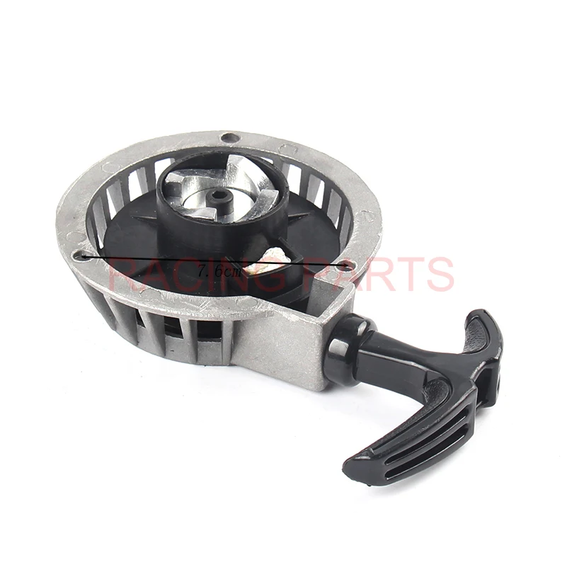 

Silver Aluminum Pull Start Recoil Starter Part For 2 Stroke 47cc 49cc Engine Pocket Bike Mini Moto Dirt Kids ATV Quad Minimoto