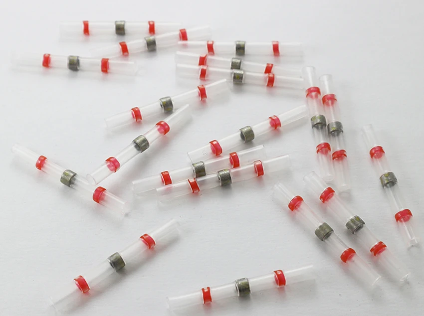 

40PCS AWG22-18 Waterproof Solder Seal Heat Shrink Butt Connectors Soldering Sleeve Wire Cable Connectors Terminals Electrical
