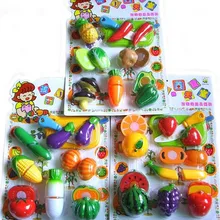 Кухонные игрушки пластиковые овощи фрукты ролевые игры игрушки для девочек Дети