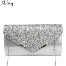 Aelicy, женские Вечерние Коктейльные сумки, сумка на цепочке для телефона, модная женская кожаная сумка с блестками, женские клатчи, женские вечерние роскошные сумки