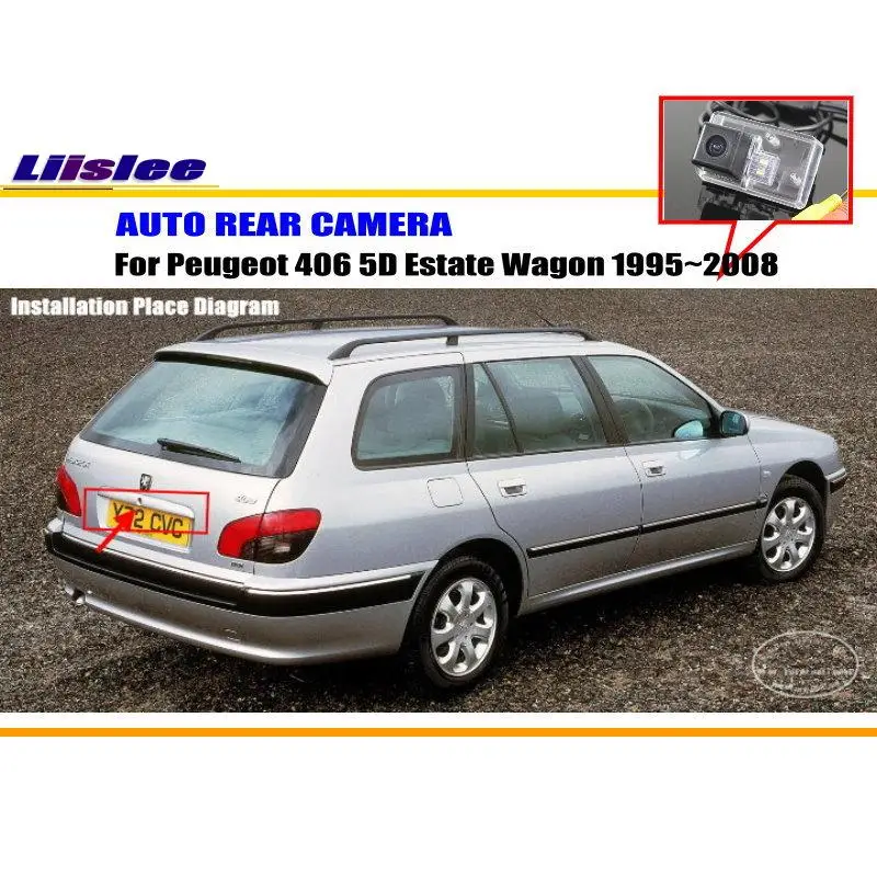 Автомобильная камера заднего вида для Peugeot 406 5D автомобиля с кузовом универсал 1995