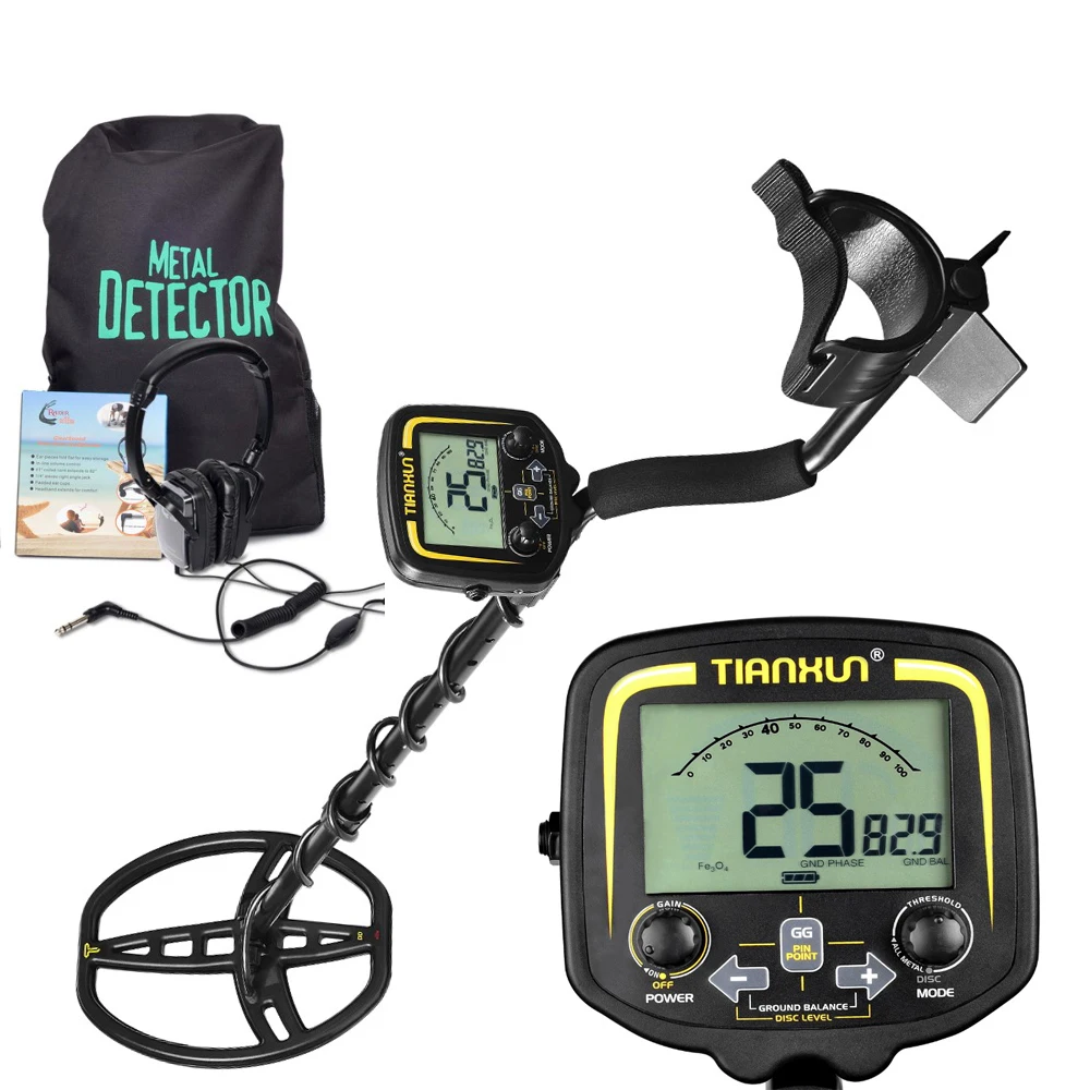 

TX-850 Professional Gold Detector with 12inch big search coil high sensitvity Underground metal detector Finder Treasure Hunter