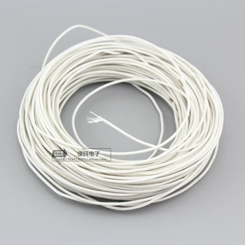 

Teflon silver plated signal line single core shielded wire DIY internal machine HiFi wire For DAC tube amplifier