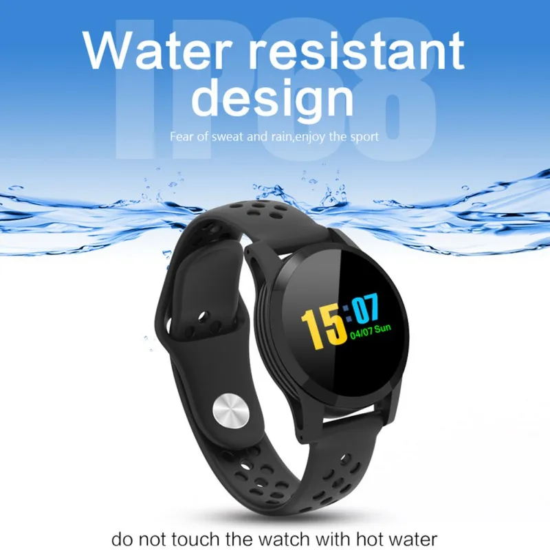 

Q9 Smart Watch Health Monitoring Information Intelligent Reminder Mobile Positioning Security Alarm Men's Smart Bracelet
