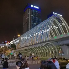 Сборный торговый центр с высокоэтажными офисными стальными зданиями в Китае