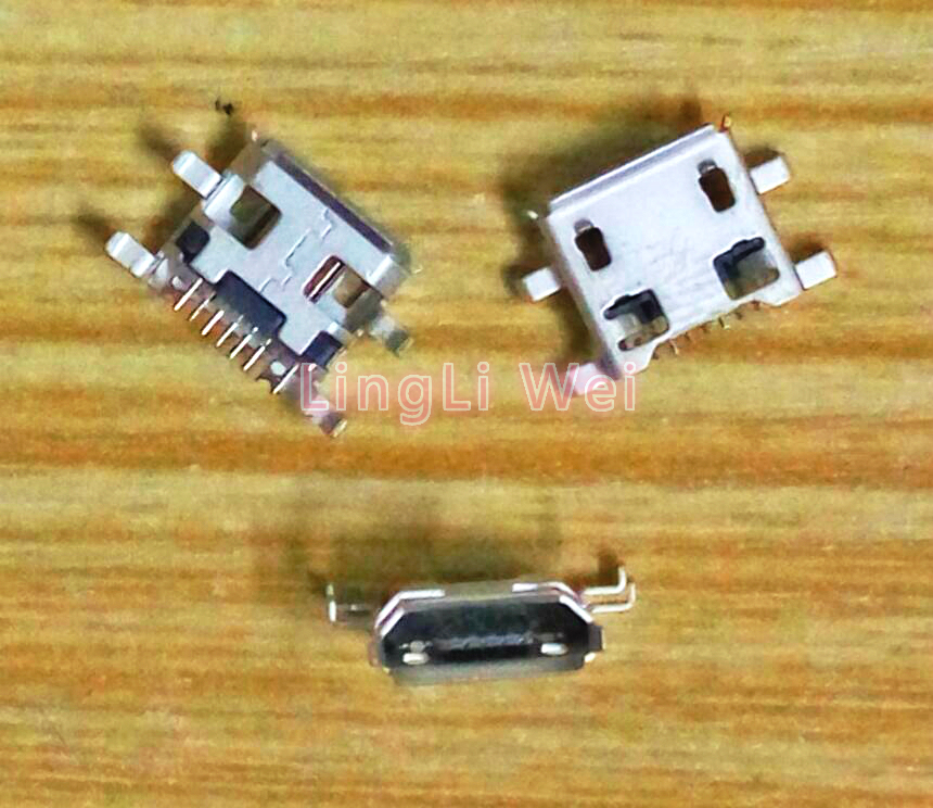 10Pcs Micro USB 5pin 0.72mm B type Female Connector For Mobile Phone Micro USB Jack Connector 5 pin Charging Socke