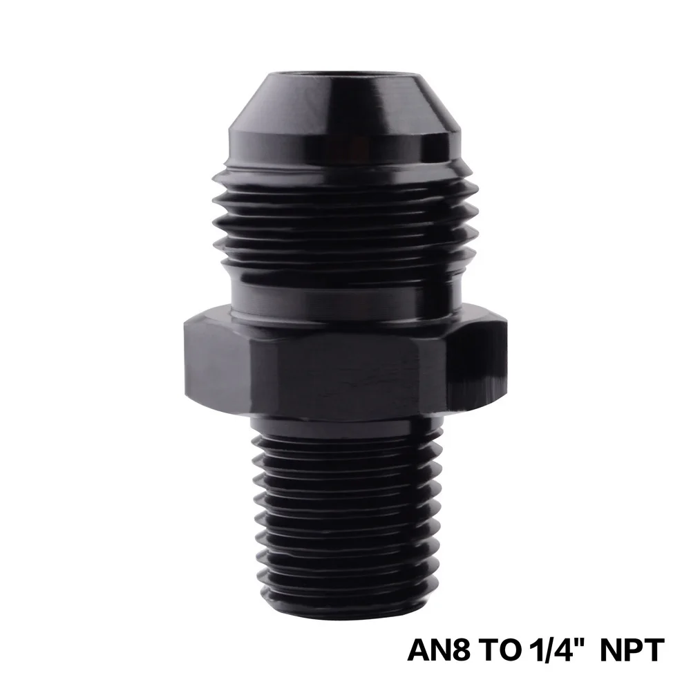ESPEEDER черный алюминиевый штекер AN8 до 1/" AN8 до 3/8" AN6 до 3/" AN4 до 1/4" NPT прямой адаптер масляный радиатор фитинг