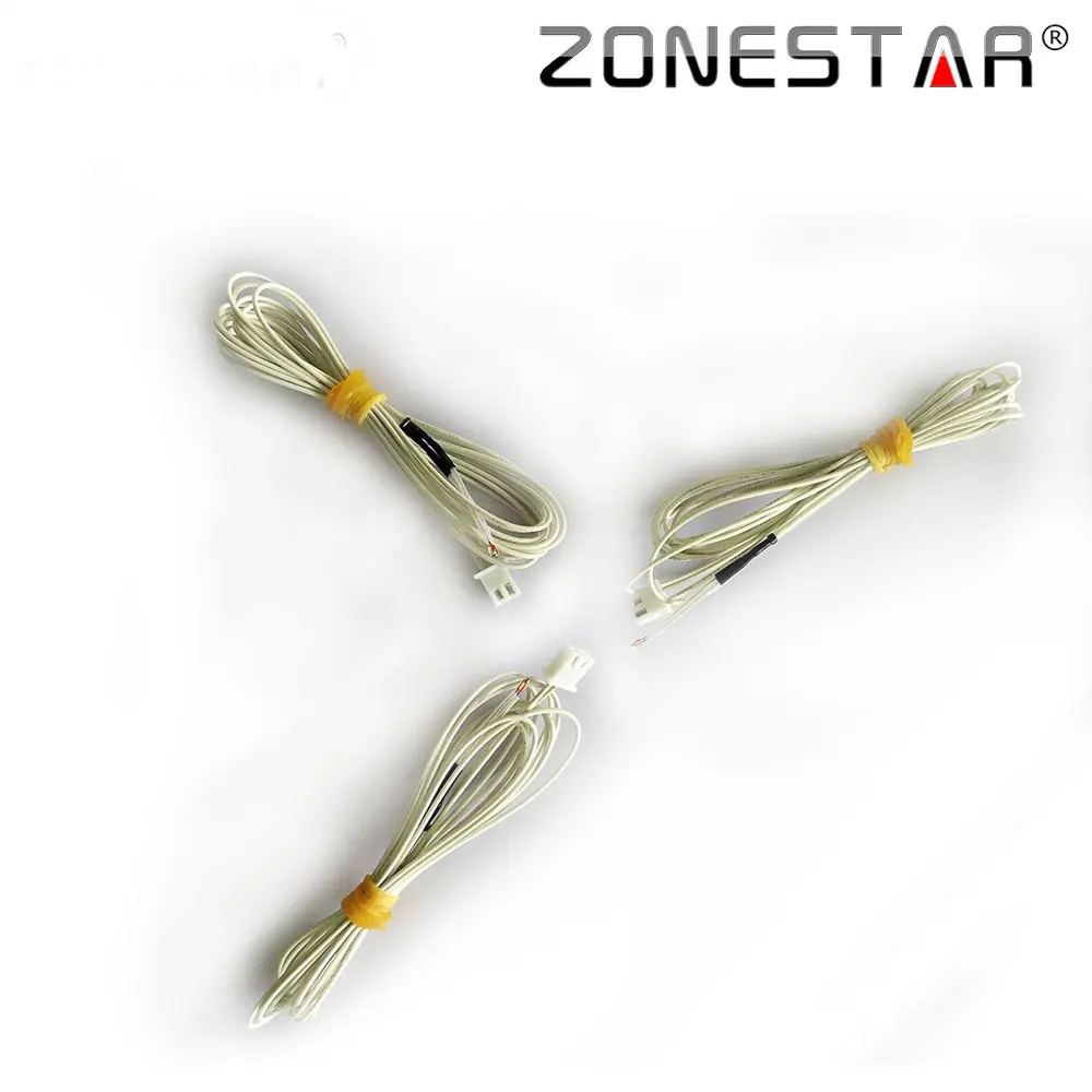 

Zonestar 5PCS/lot 100K ohm NTC B3950 Thermistors with cable for 3D Printer Reprap DIY kit