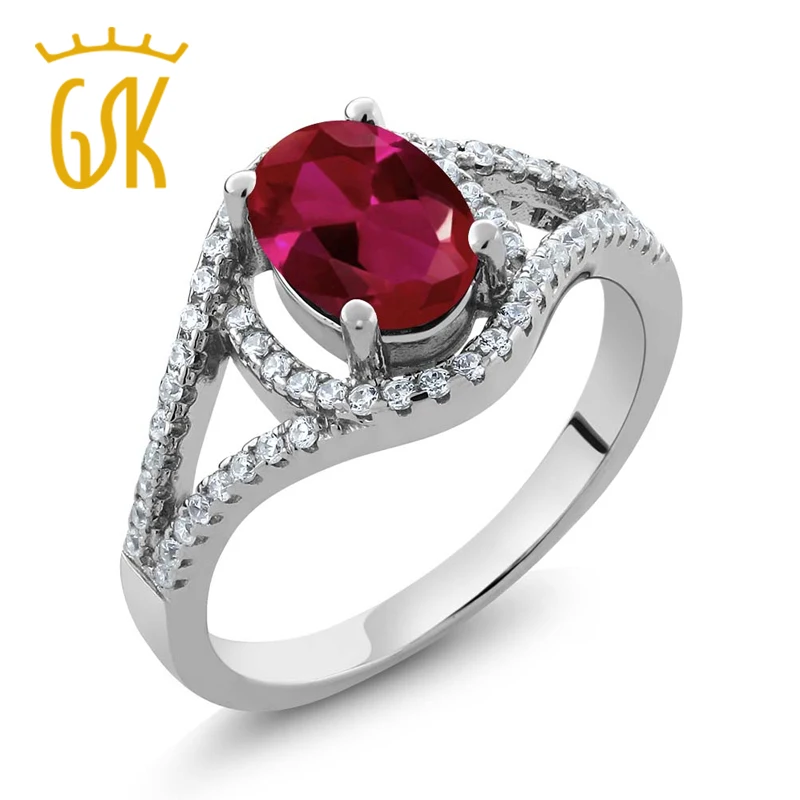 Aliexpress.com : Buy Ruby Ring GemStoneKing Oval 2.30 Ct Royal Red
