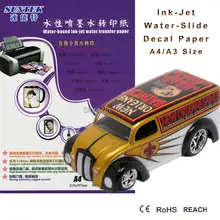 100 листов для струйной печати водопереводимая бумага с переводная наклейка Бумага для печати свечи A3 tobogan de agua перенос документов для струйной печати