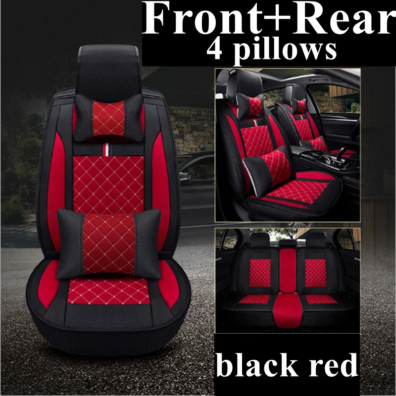 MITSUBISHI L200 RED WATERPROOF FRONT SEAT COVER SINGLE