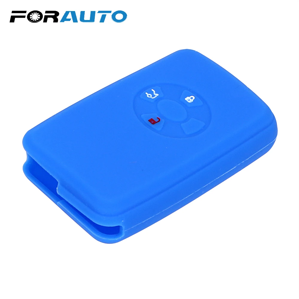 

FORAUTO Key Bag Cover Protector for Toyota Avalon Camry Corolla Yaris Remote 3 Button Car Key Silicone Case Fob Car-styling