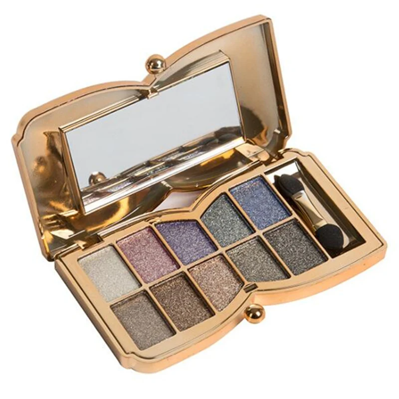 

High Quality 10 Colors Makeup Eyeshadow Palette Matte Diamond Glitter Matte EyeShadow in One Palette Blush Makeup Set for Beauty