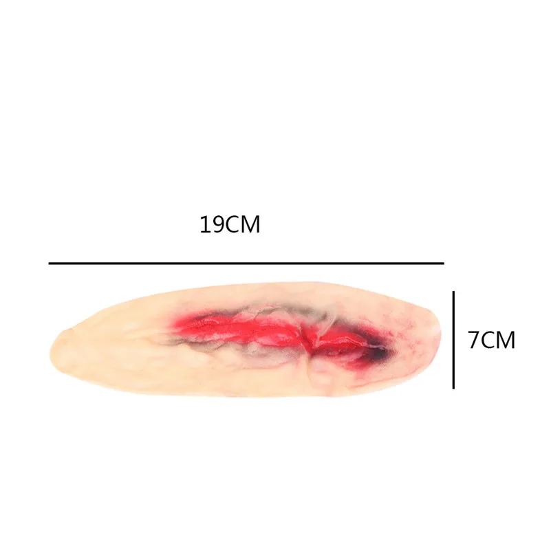 1 шт. Специальный Макияж моделирования 3D зомби для хеллоуина Татуировка шрамы фальшивая чешуя крови Хлюпать игрушки-украшения для ужас вечеринки B2