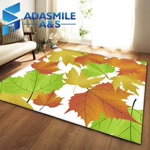Скандинавский ковер для гостиной/спальни, противоскользящий мягкий фланелевый ковер, современный коврик, Текстиль для дома, кленовый лист, ковер для детской комнаты, Декор