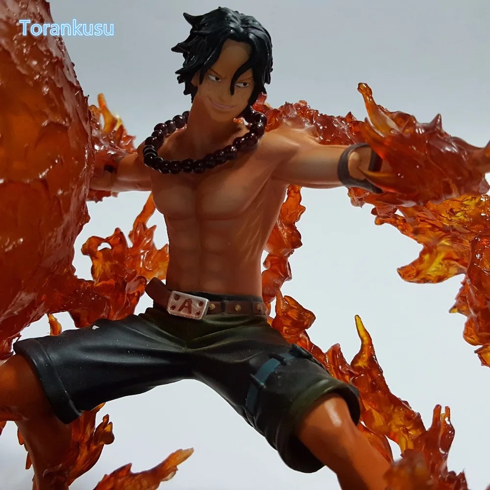 Одна деталь фигурки Ace своих кулак DIY Рисунок игрушки Аниме Onepiece Portgas D Ace диорама огонь дьявол Фрукты Модель Игрушечные лошадки op28