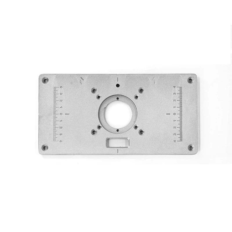 700C алюминиевый фрезерный стол вставная пластина+ 4 кольца винты для деревообработки триммеры роутеры DIY гравировальный станок круглый плот