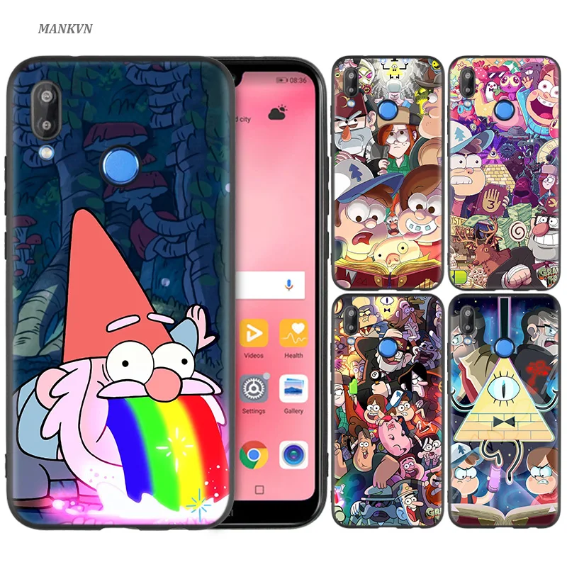 

Silicone Case Cover for Huawei P20 P10 P9 P8 Lite Pro 2017 P Smart+ 2019 Nova 3i 3E Phone Cases Gravity Falls