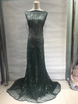 

New design hot sale Nigerian Sequin lace fabric,Fashion African Kano cotton swiss voile lace in switzerland high quality JL071