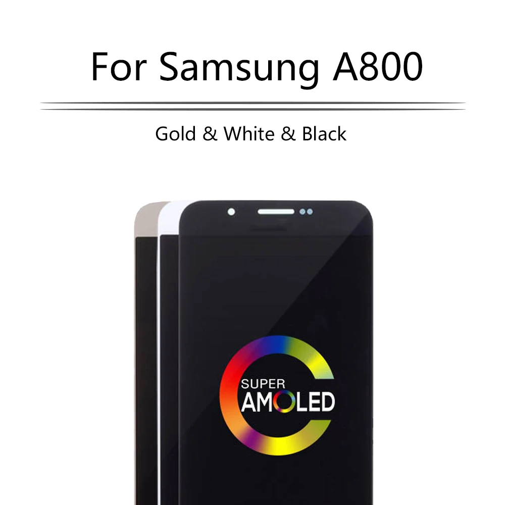 ЖК дисплей Super AMOLED 5 7 ''для SAMSUNG GALAXY A8 сенсорный экран с дигитайзером в сборе для