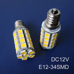 Высокое качество DC12V 6 Вт E12 светодиодные лампы, 12 В LED E12 лампы, e12 светодиодные фонари Бесплатная доставка 10 шт./лот