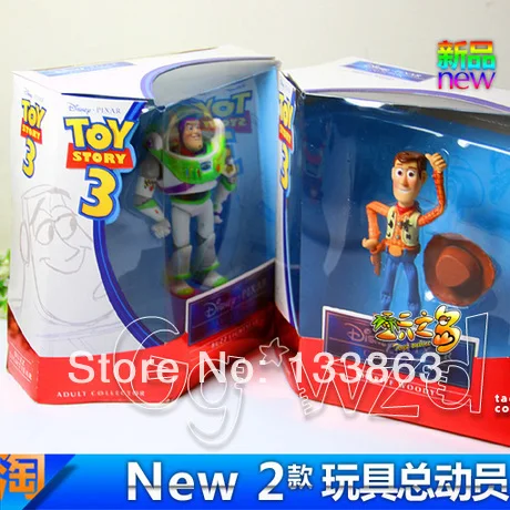Toy Story 3 Woody Buzz High Quality Figures Set New 12CM