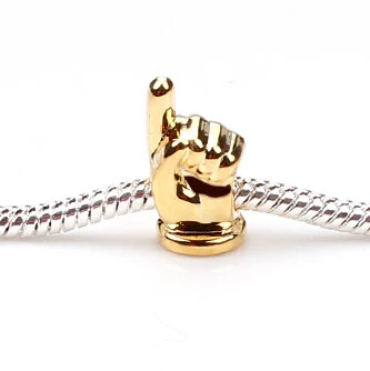 1PC 2015 New Fashion Jewelry European Beads Gold Hand Lucky Fit Bracelet | Украшения и аксессуары