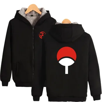 

2018 New Naruto Hoodie Anime Uzumaki Naruto Coat Jacket Winter Men Thick Zipper Casual Fashion Sweatshirt