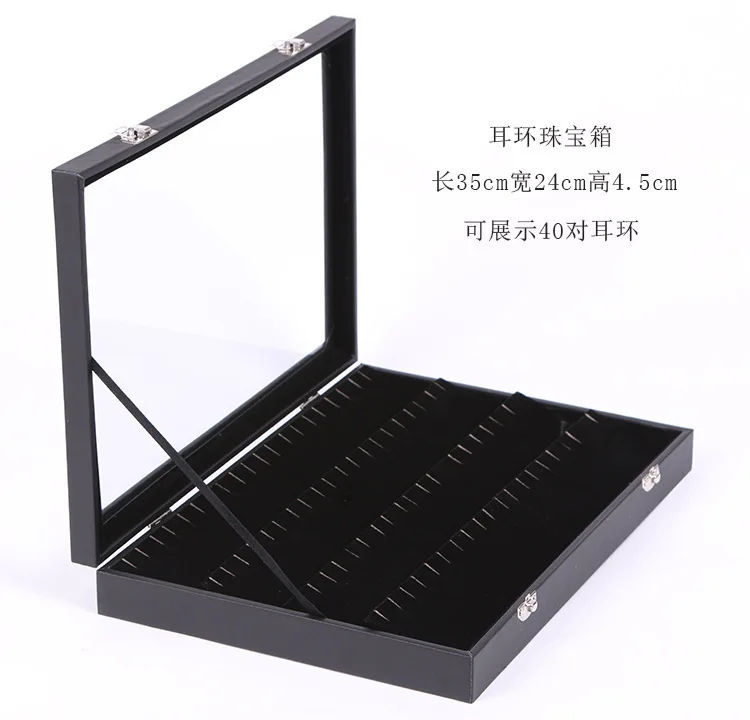 Jewelry Display Time-limited Joyero Organizador Free Shipping 2019 New Belt Cover Glass Jewelry Box Display Ring