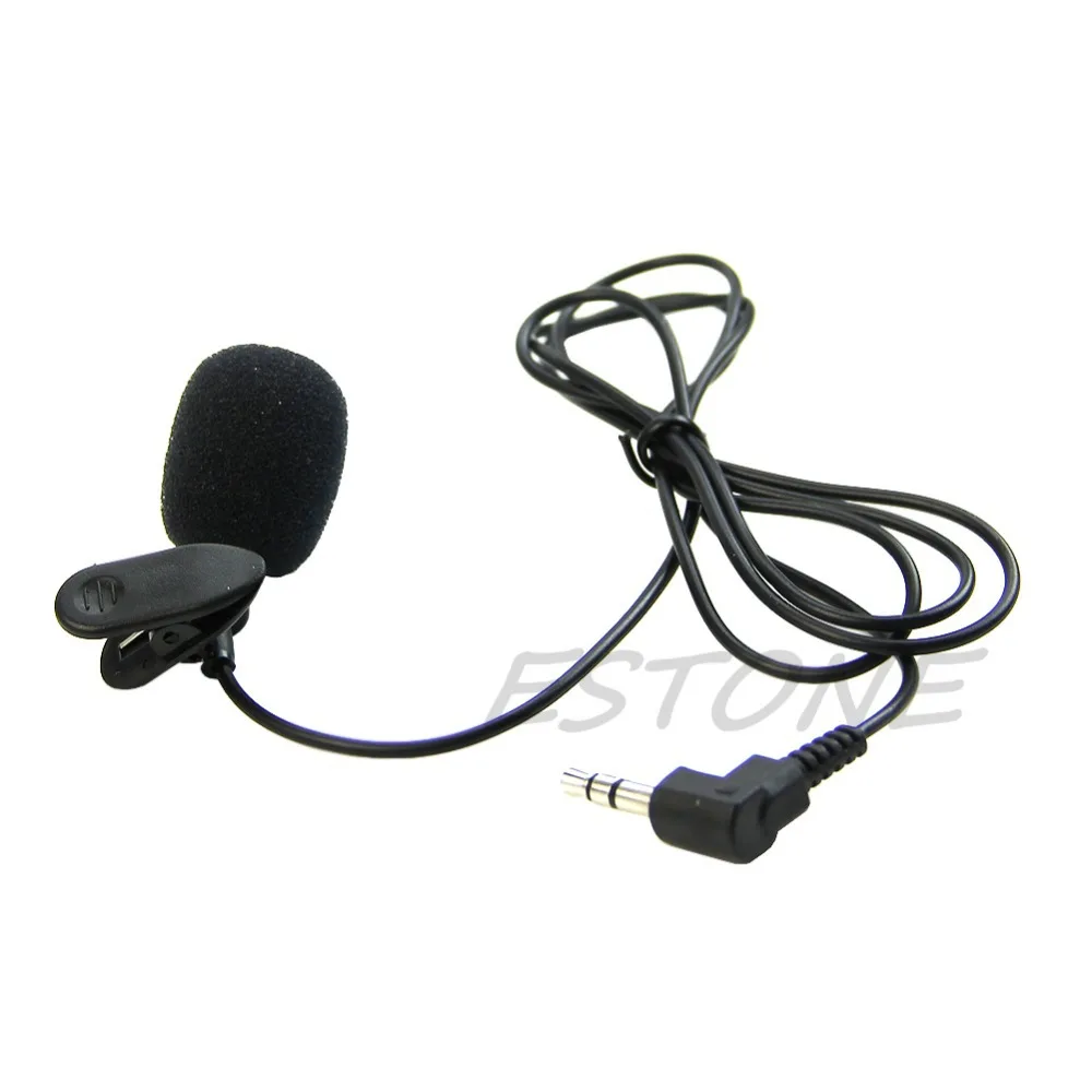 

JINSHENGDA New 2017 arrival Mini Hands Free Clip On Lapel Microphone Mic For PC Notebook Laptop Skype 3.5mm Hot Sale